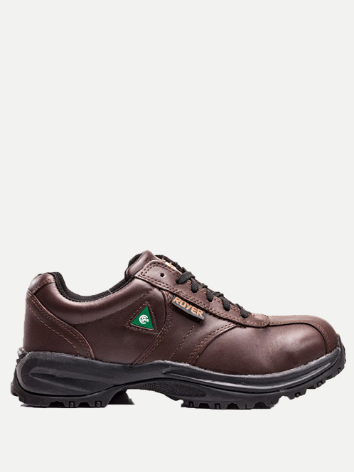 Royer Laced Sport Safety Shoe Brown