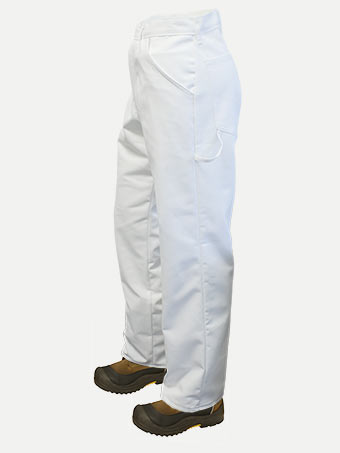 Big Al White Painter's Pants  65% poly 35% Cotton 32"