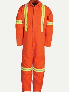 Big Bill Mid-Weight Insulated Twill Work Coverall With Reflectiv