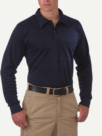 Big Bill 6.5 oz Flamex® FR Long Sleeve Polo Shirt