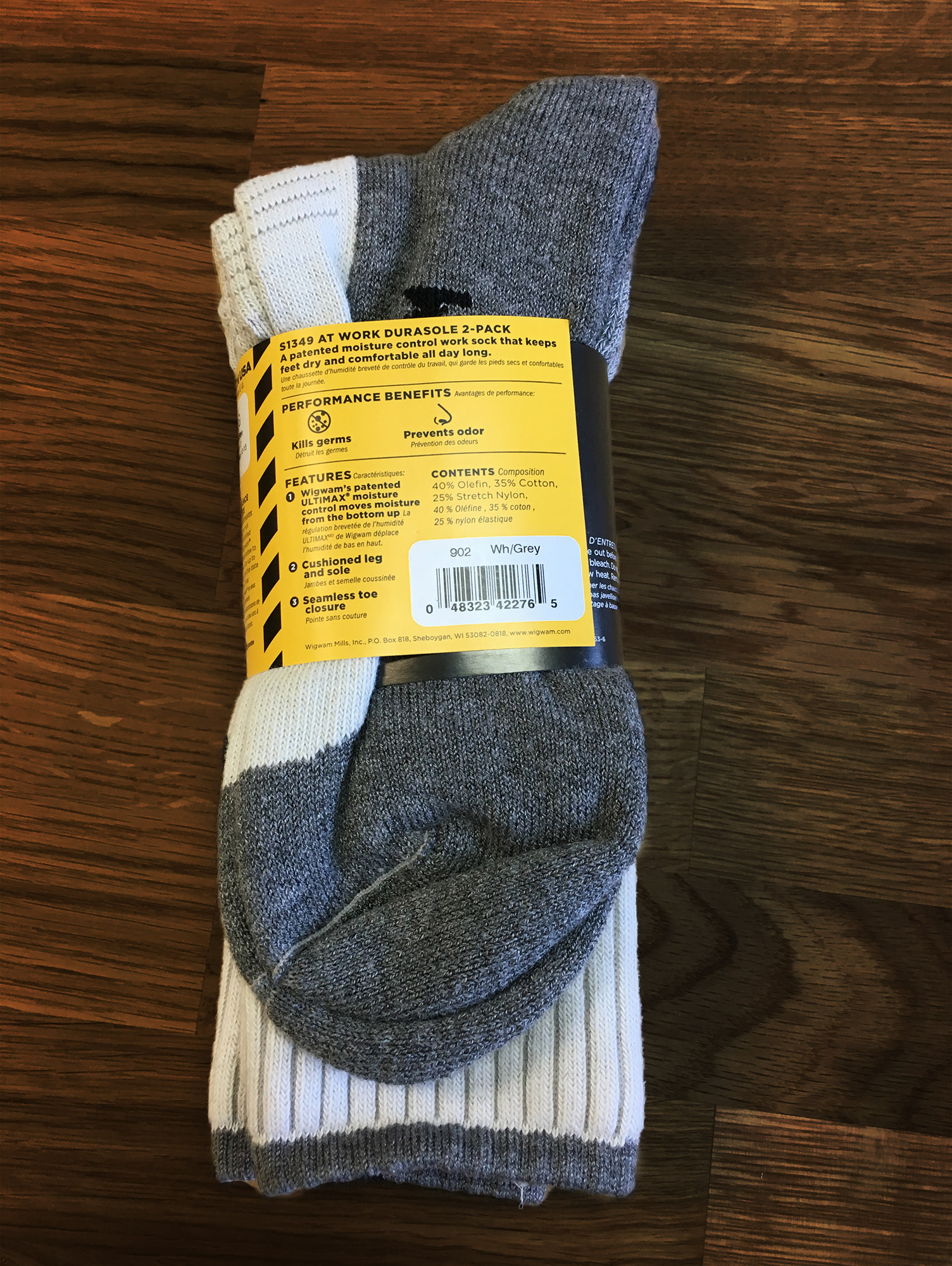 Wigwam At Work DuraSole Pro Sock (2 Pack) - S1349