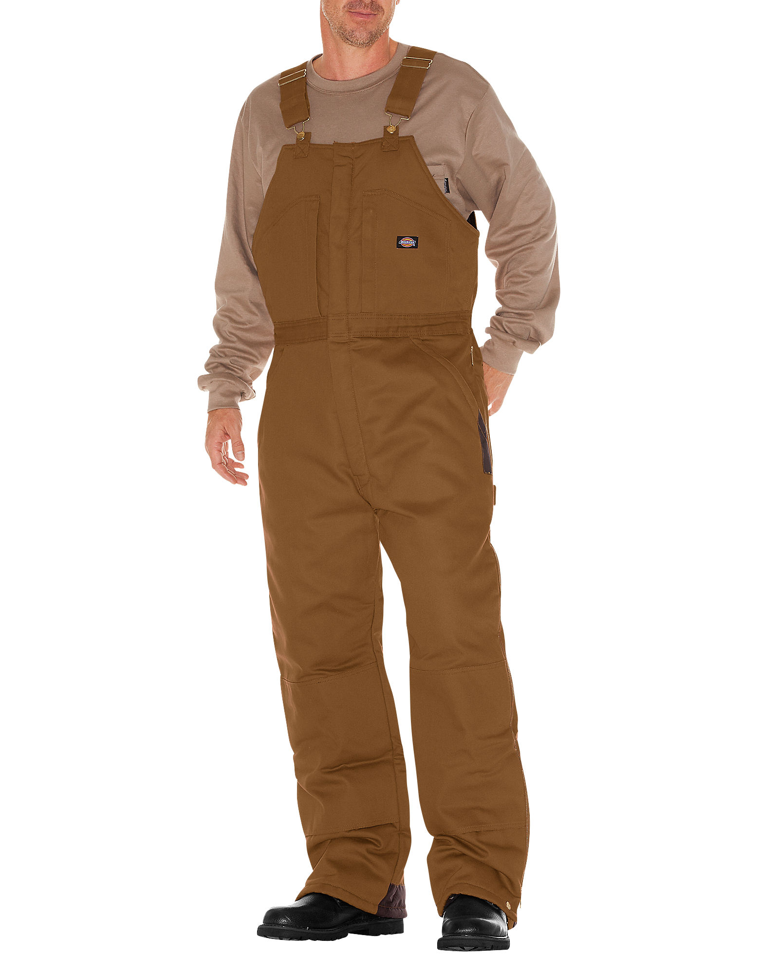 Dickies Mens Sanded Duck Insulated Bib Overall