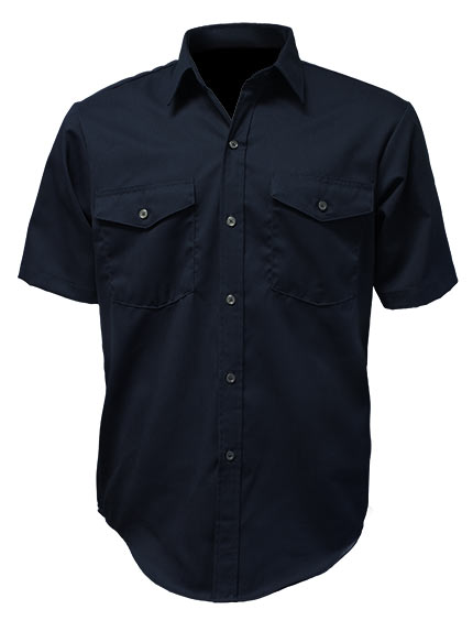 Big Al Short Sleeve Poly-Cotton Work Shirt - 1128